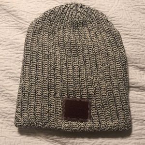 Love Your Melon black speckled beanie
